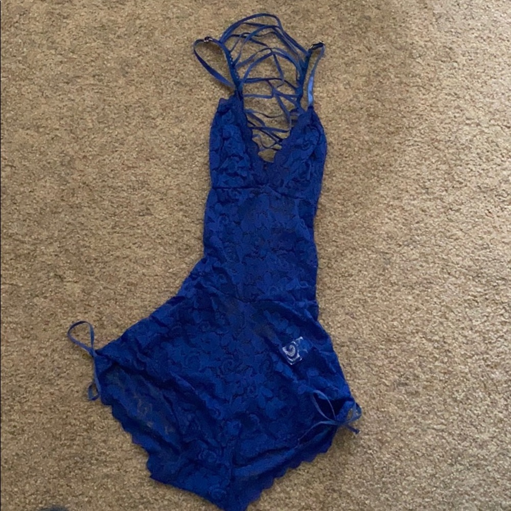 NWOT Lace Lingerie Romper